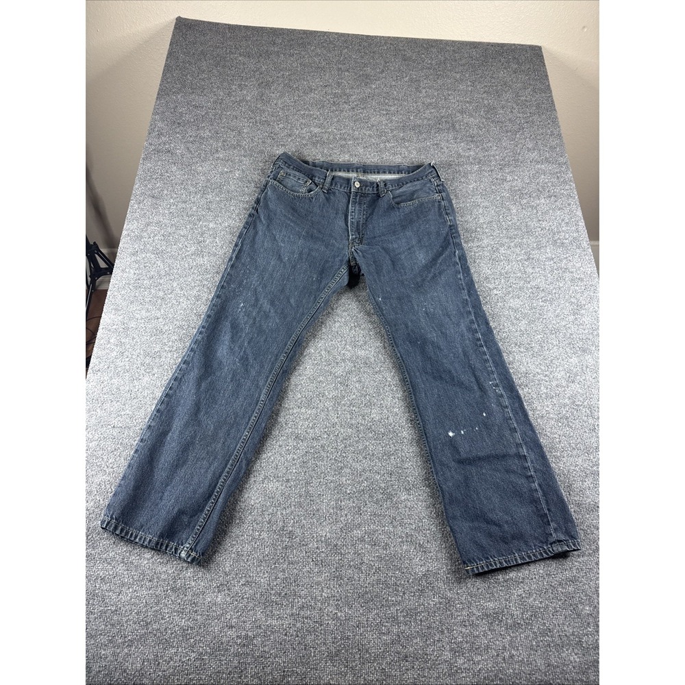 Levi's 559 Jeans Men 38x32 Blue Cotton Denim Straight Leg Faded Utility Workwear